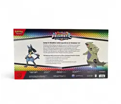 Pokemon TCG Prismatic Evolutions Lucario Ex + Tyranitar Ex Premium Collection - Image 2