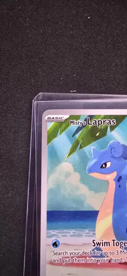 Pokemon S&V Destined Rivals NM Misty's Lapras Illustration Rare #194/182 - Image 2