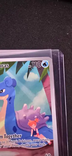 Pokemon S&V Destined Rivals NM Misty's Lapras Illustration Rare #194/182 - Image 3