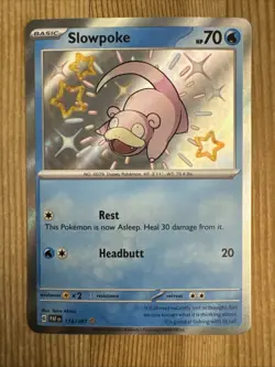 Slowpoke 116/091 SV Paldean Fates Shiny Rare Pokemon TGC - NM - Image 1