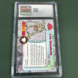 2000 Topps Chrome Pokemon Geodude #74 CGC 8.5 - Image 2