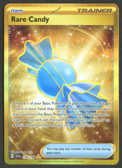 Pokemon TCG: Rare Candy 256/198 Scarlet & Violet Base Set Gold Hyper Rare - Image 1