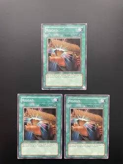 Yugioh Reload SD1-EN019 Unlimited Edition Common Damaged X3 - Image 1
