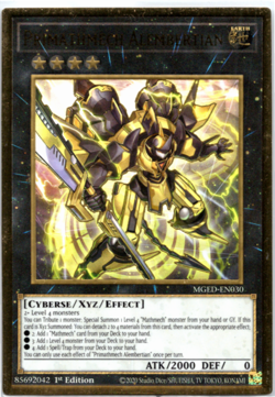 Primathmech Alembertian - MGED-EN030 - Premium Gold Rare 1st Edition Yugioh - Image 1