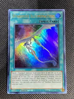 YuGiOh! - Stardust Illumination DAMA-EN051 Ultra Rare 1st Edition Near Mint - Image 1