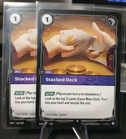 Stacked Deck - Riftbound TCG - NM English (2 Cards) - Image 1