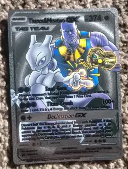 2024 Pokemon Marvel Avengers Silver Foil Fan Art Lot Of 4 Cards - Image 3
