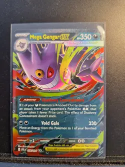 Mega Gengar EX 056/094 Ultra Rare Phantasmal Flames NM Pokemon Card - Image 1