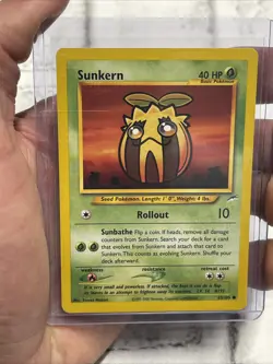 Pokemon TCG - Sunkern 83/105 Neo Destiny Regular Unlimited - LP Nintendo Card - Image 1