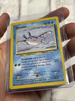 Mantine 64/111 Pokemon Neo Genesis-Unlimited Edition 2000 Common MP Vintage Card - Image 2