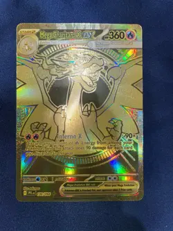 Mega Charizard X EX Phantasmal Flames 130/94 Mega Ultra Rare Gold card - Image 1