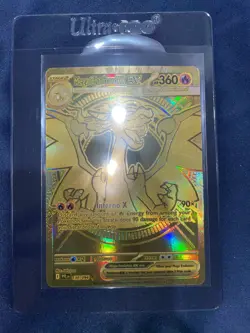 Mega Charizard X EX Phantasmal Flames 130/94 Mega Ultra Rare Gold card - Image 2