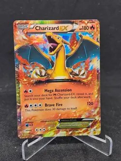 Pokemon Card Charizard EX XY17 Black Star Promo - Image 1