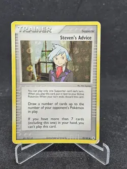 Pokemon Card Steven's Advice 92/101 Ex Hidden Legends Holo Uncommon Reverse Holo - Image 1