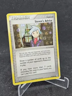 Pokemon Card Steven's Advice 92/101 Ex Hidden Legends Holo Uncommon Reverse Holo - Image 2