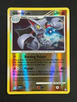 Gliscor 5/146 REVERSE HOLO Pokemon Card DP Legends Awakened Rare - Image 1