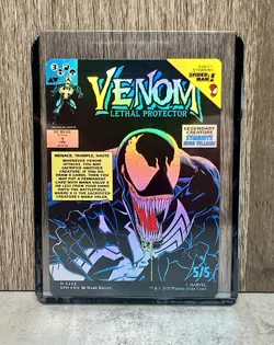 MTG Eddie Brock Venom Lethal Potector (0233) (Borderless) (MR) (Foil) NM - Image 1