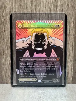 MTG Eddie Brock Venom Lethal Potector (0233) (Borderless) (MR) (Foil) NM - Image 2
