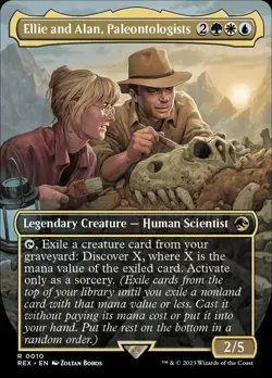 MTG Ellie and Alan, Paleontologists (10/48) Jurassic World Collection NM - Image 1