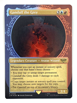 MTG The Lord of the Rings: Tales of Middle-Earth - Gandalf The Grey #322 Foil - Image 1