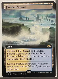 Flooded Strand Extended Art - Modern Horizons 3 MTG Magic the Gathering - Image 1