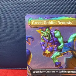 Green Goblin, Nemesis (Borderless) Spider-Man FOIL MTG Magic the Gathering-0023 - Image 2