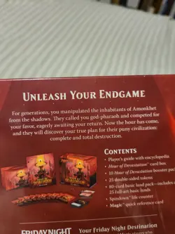 MTG Magic Hour of Devastation Fat Pack Bundle Box Sealed w 10 Packs SEEPICS - Image 3