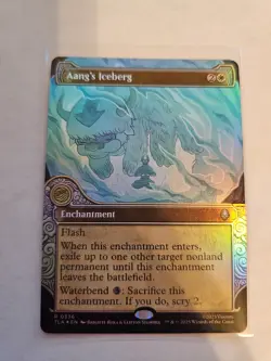 Aang's Iceberg Showcase FOIL MTG Avatar: TLA Nm/M *ON HAND* - Image 1