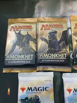 LOT of 3 Amonkhet & 2 Dominaria Draft Booster Packs, SEALED - Image 3