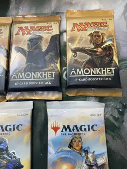 LOT of 3 Amonkhet & 2 Dominaria Draft Booster Packs, SEALED - Image 4