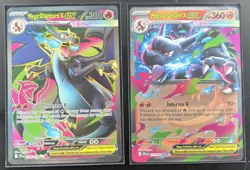 POKEMON Phantasmal Flames MEGA CHARIZARD X EX UR & Rare Cards 109/094 & EX 013 - Image 1