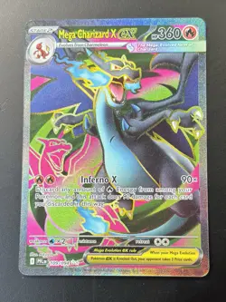 POKEMON Phantasmal Flames MEGA CHARIZARD X EX UR & Rare Cards 109/094 & EX 013 - Image 3