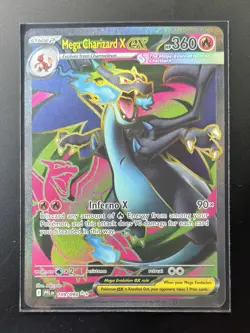 POKEMON Phantasmal Flames MEGA CHARIZARD X EX UR & Rare Cards 109/094 & EX 013 - Image 5