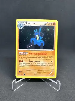 Lucario #80/113-Legendary Treasures 2013 Holo Rare Pokemon TCG - Image 1
