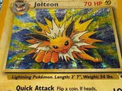 Jolteon Holo 4/64 Jungle Set 1999 Vintage WOTC Pokemon TCG (LP) - Image 5