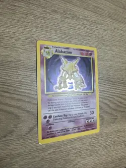 Pokemon TCG Alakazam 1/102 Base Set Holo - Moderately Played/MP - Image 3