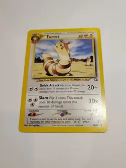 Furret - 35/111 [Neo Genesis] Pokemon TCG - Uncommon Pokemon Card - LP - Image 1