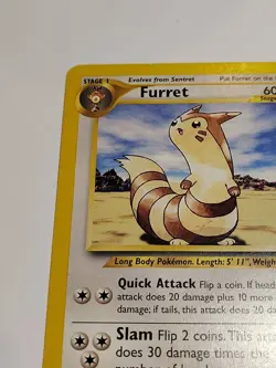 Furret - 35/111 [Neo Genesis] Pokemon TCG - Uncommon Pokemon Card - LP - Image 2