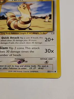 Furret - 35/111 [Neo Genesis] Pokemon TCG - Uncommon Pokemon Card - LP - Image 4