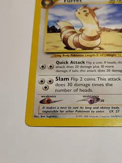 Furret - 35/111 [Neo Genesis] Pokemon TCG - Uncommon Pokemon Card - LP - Image 5