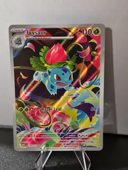 Ivysaur 134/132 Illustration Rare Pokemon Mega Evolution Full Art English TCG - Image 1