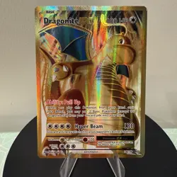 Dragonite EX (106/108) XY Evolutions Full Art Gold Pokemon Card! Near Mint! - Image 1