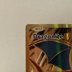 Dragonite EX (106/108) XY Evolutions Full Art Gold Pokemon Card! Near Mint! - Image 2