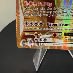 Dragonite EX (106/108) XY Evolutions Full Art Gold Pokemon Card! Near Mint! - Image 5