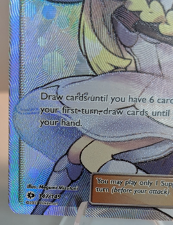 Lillie (Full Art) 147/149 Sun And Moon Base Set Holo Pokemon TCG NM - Image 5