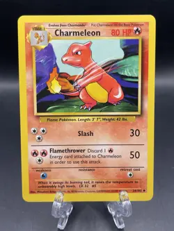 Charmeleon 24/102 Vintage Pokemon 1999 Base Set Unlimited Uncommon NM - Image 1
