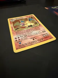1999 Pokemon TCG Charizard 4/102 Holo Rare Base Set - Image 3