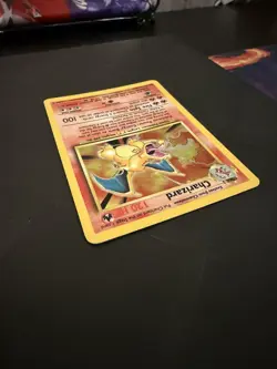 1999 Pokemon TCG Charizard 4/102 Holo Rare Base Set - Image 5