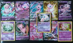 Mew Collection Lot of 11 Cards Mew V VMAX EX Holo Full Art RARE NM Set - Image 1
