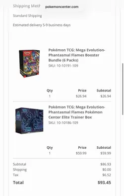 *PRESALE* Pokemon Phantasmal Flames ETB *CONFIRMED PREORDER* SHIPS ON ARRIVAL - Image 3